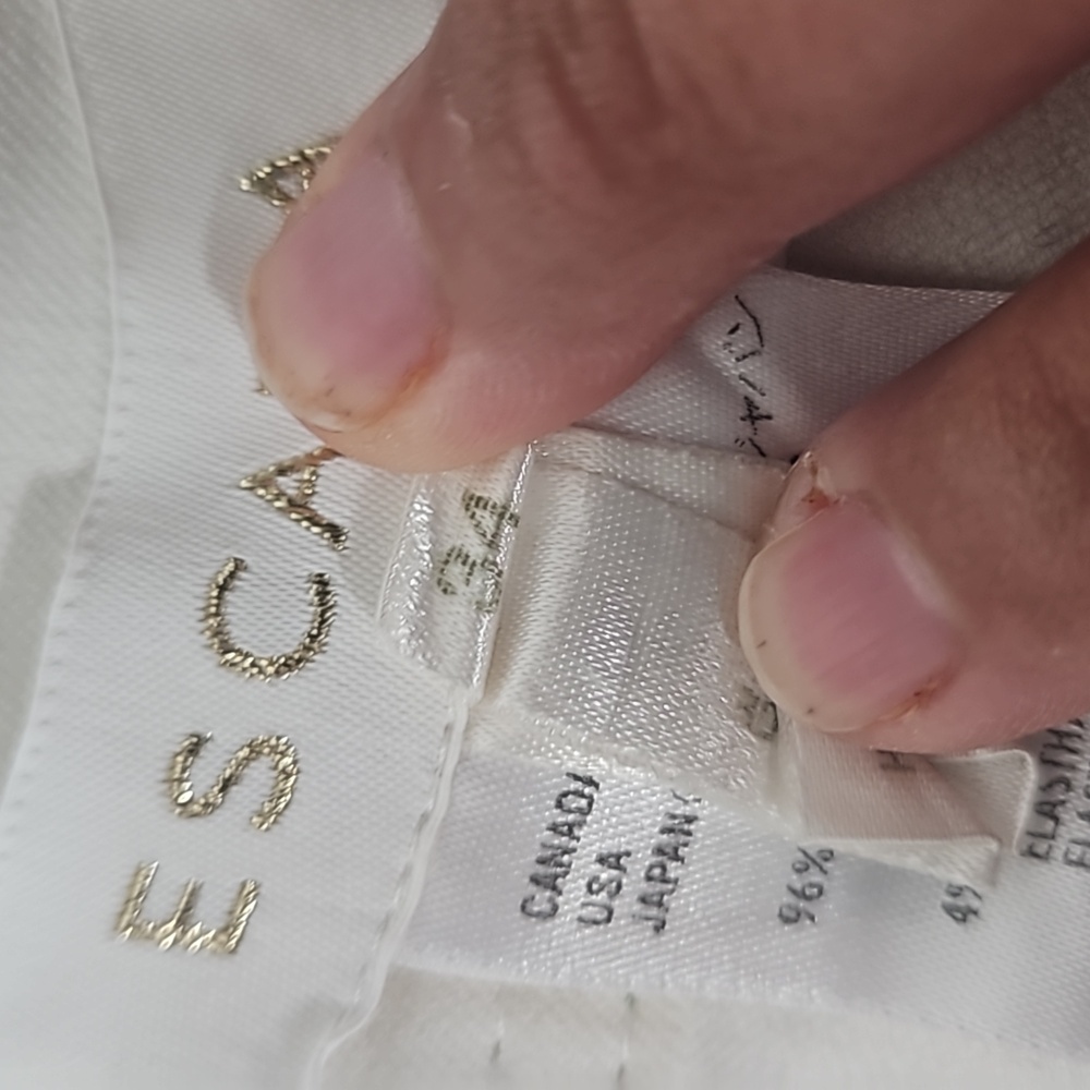 Guc Escada Bee Embroidered Office Basic Flat Fron… - image 8